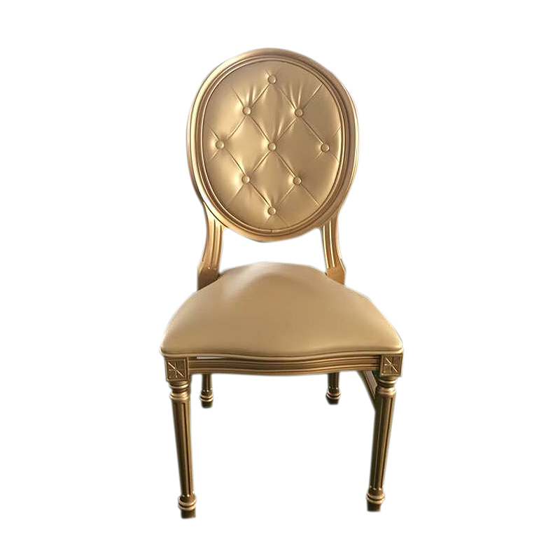 Special gold resin Louis chair
